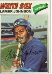 1977 Topps Baseball Cards      443     Lamar Johnson